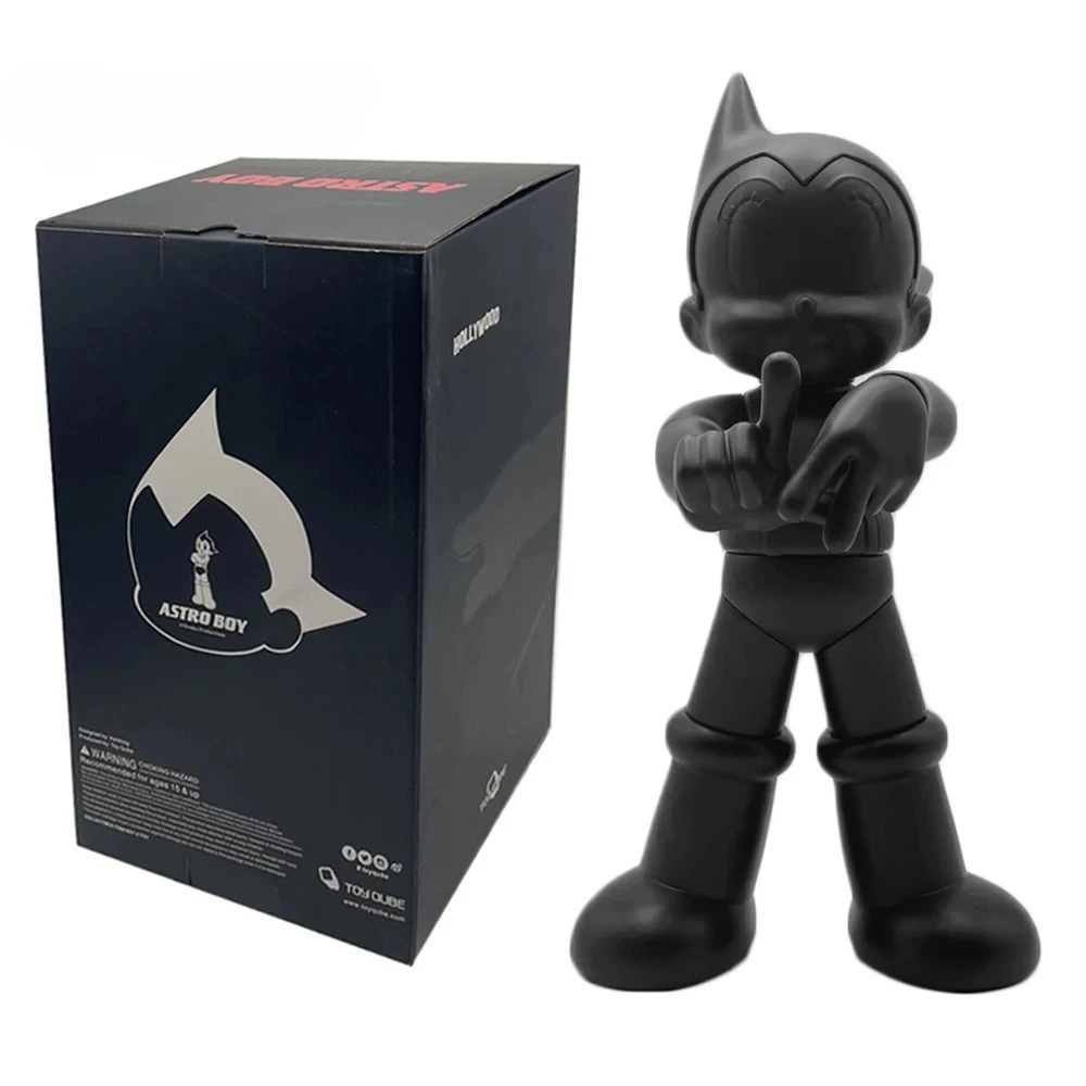 Figura Grande Astro Boy Mighty Atom de 26CM, Tetsuwan Atom, Figuras de Ação de Anime Movíveis, Brinquedos de Coleção com Adesivo Macio, Presentes de Férias