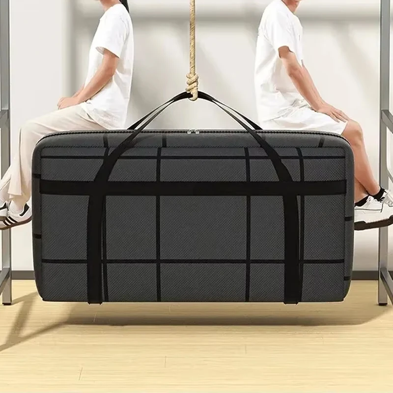 1Pc New Large Capacity and Super Load-bearing Black Composite Material Storage Bag, Dustproof and Moisture-proof with Zipper image 3