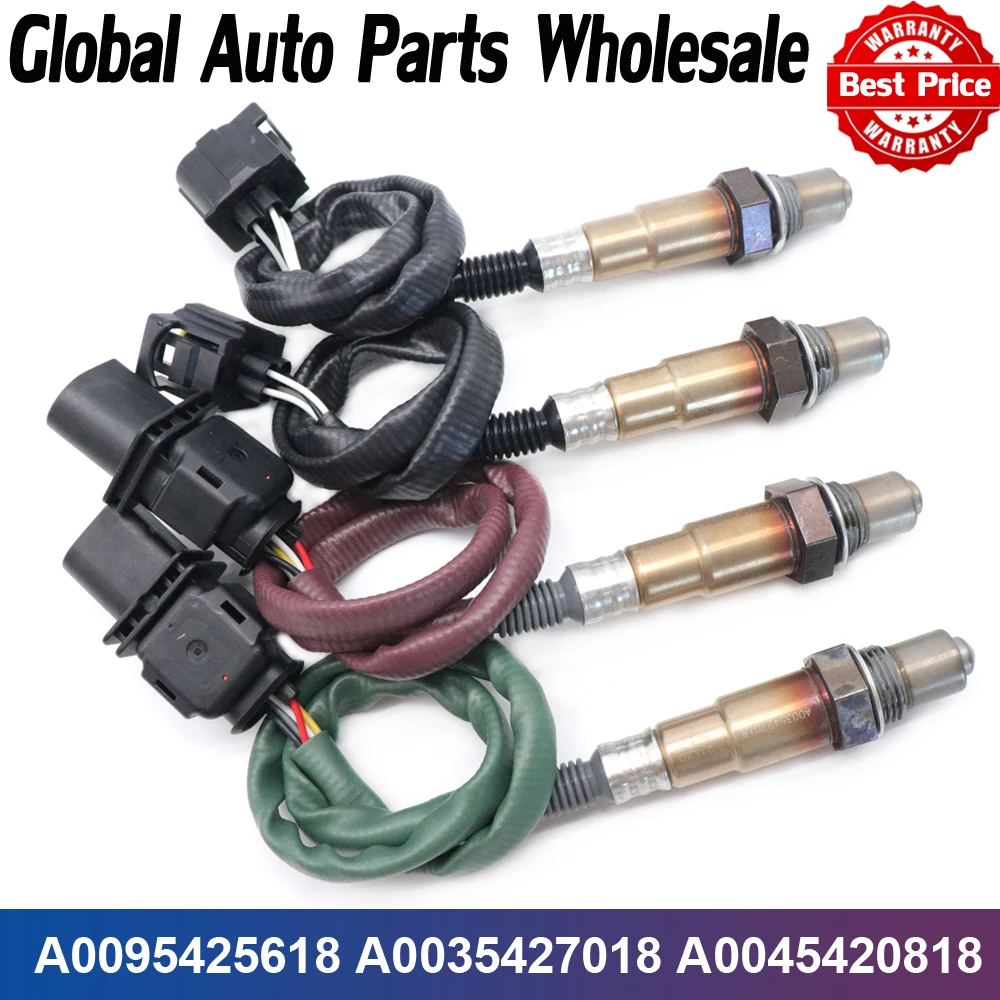 

4X Car O2 Oxygen Sensor Up+Downstream For Mercedes-Benz S550 E550 ML350 ML550 2006-2013