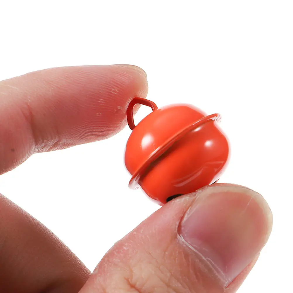 

40pcs Colorful Bells 22mm Candy Painted Metal Pet Accessories Hanging Decor Charms for Cats Dogs Keychains Christmas