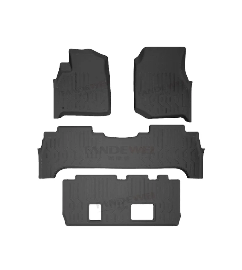 Custom Rubber Car Mats For Toyota Landcruiser LC100 1998-2007 LC200 2010-2016 L…