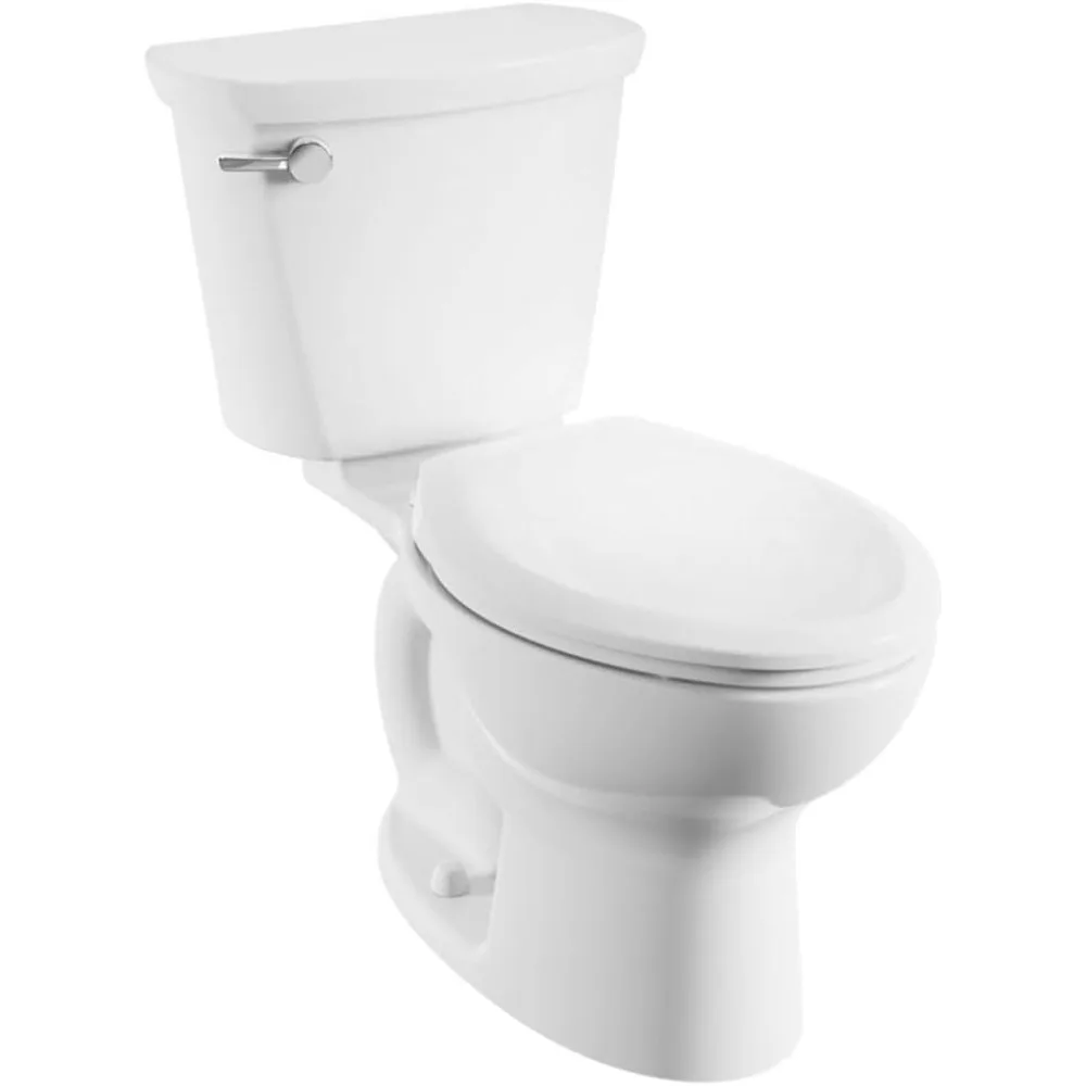 

American Standard 215CA004.020 Cadet PRO Two-Piece Toilet Less Seat, Standard Height, Elongated Front, White, 1.6 GPF