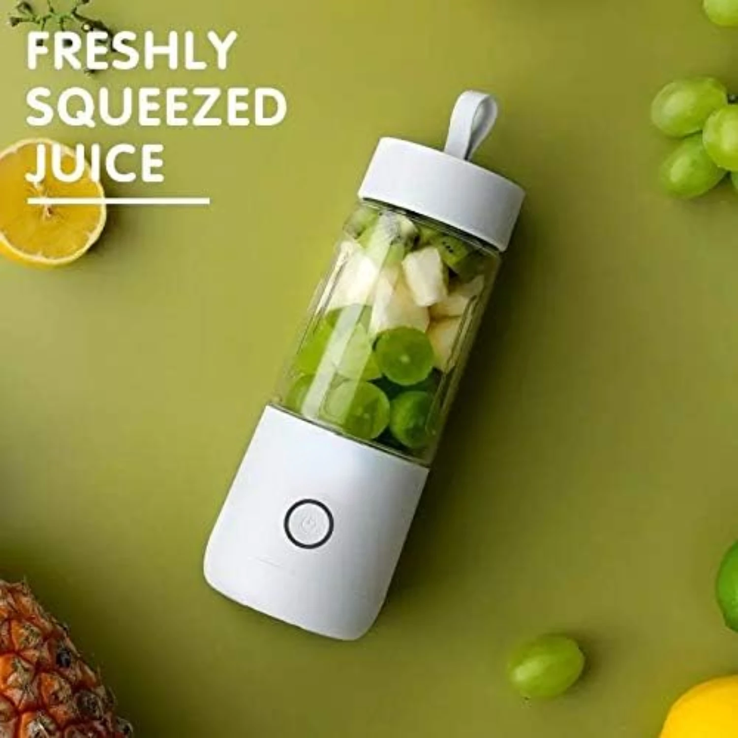 Portable USB Rechargeable Mini Juicer - 350ml Smoothie Blender Mixer