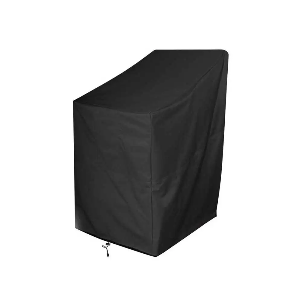 Chair Cover Waterproof Reusable Stylish Breathable Dustproof PVC Coating Patio Park Covers with Storage Bag Type 1