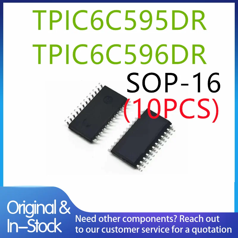 (10piece)100% New TPIC6C595 TPIC6C595DRG4 6C959 TPIC6C596 TPIC6C596DR 6C596 sop-16