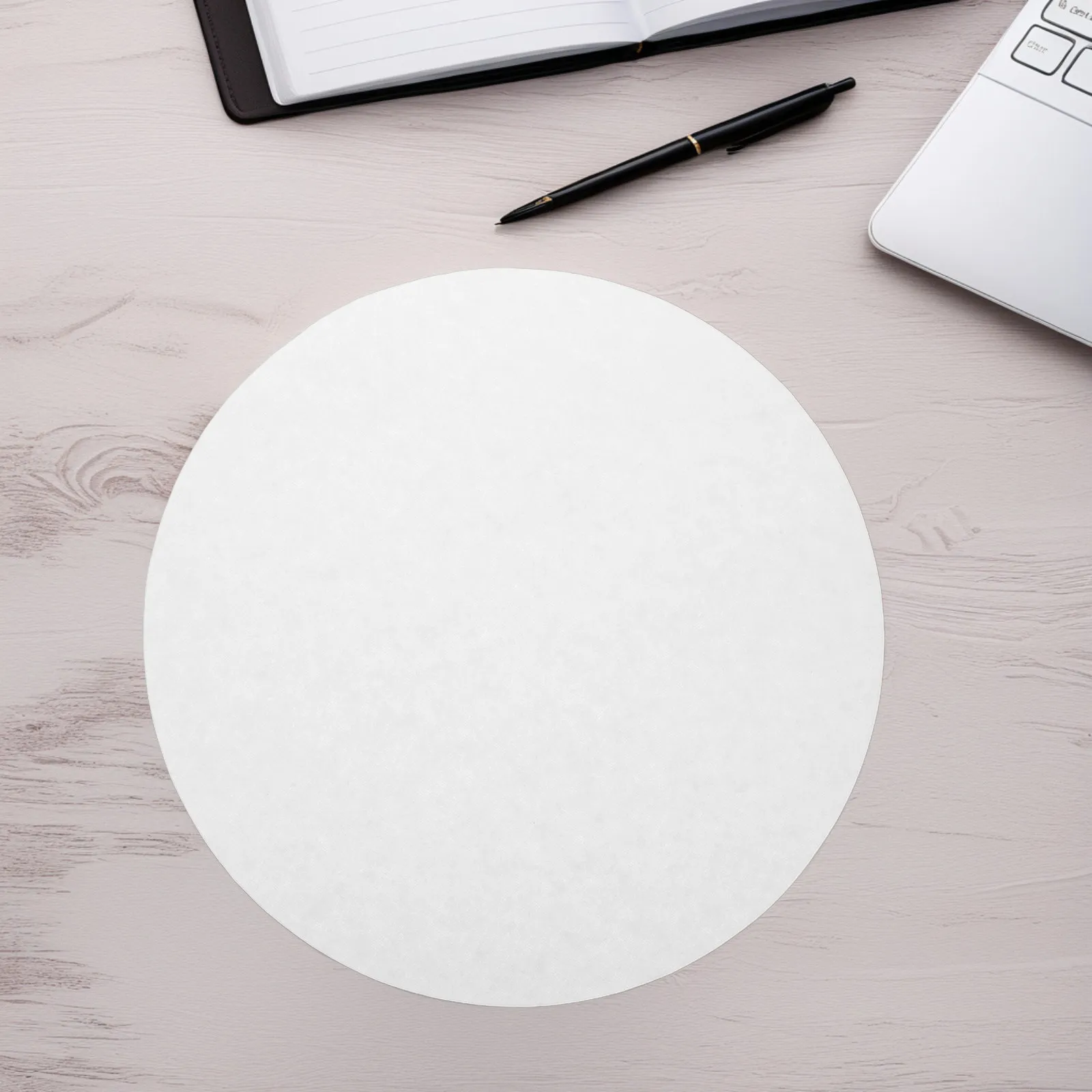 100Sheets Round Shape Xuan Paper Blank Rice Paper Lightweight for Ink Calligraphy Chinese Painting Watercolor Art