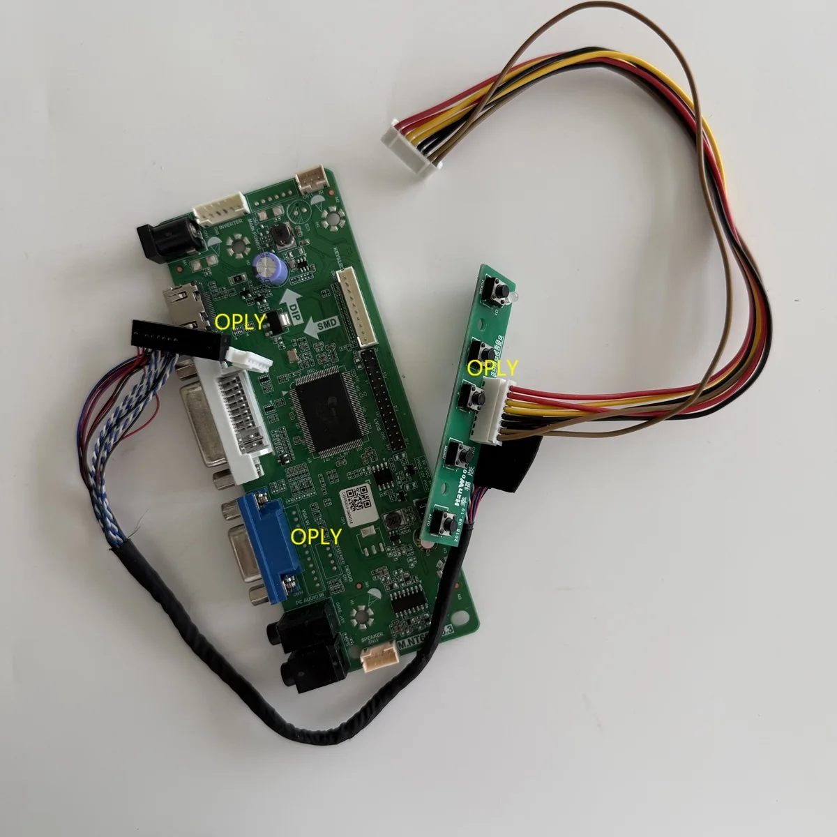 M.NT68676 HDMI-compatible VGA DVI Controller Board Kit for 40pin LP125WH2 LP125WH2-SLB1 1366X768 12.5