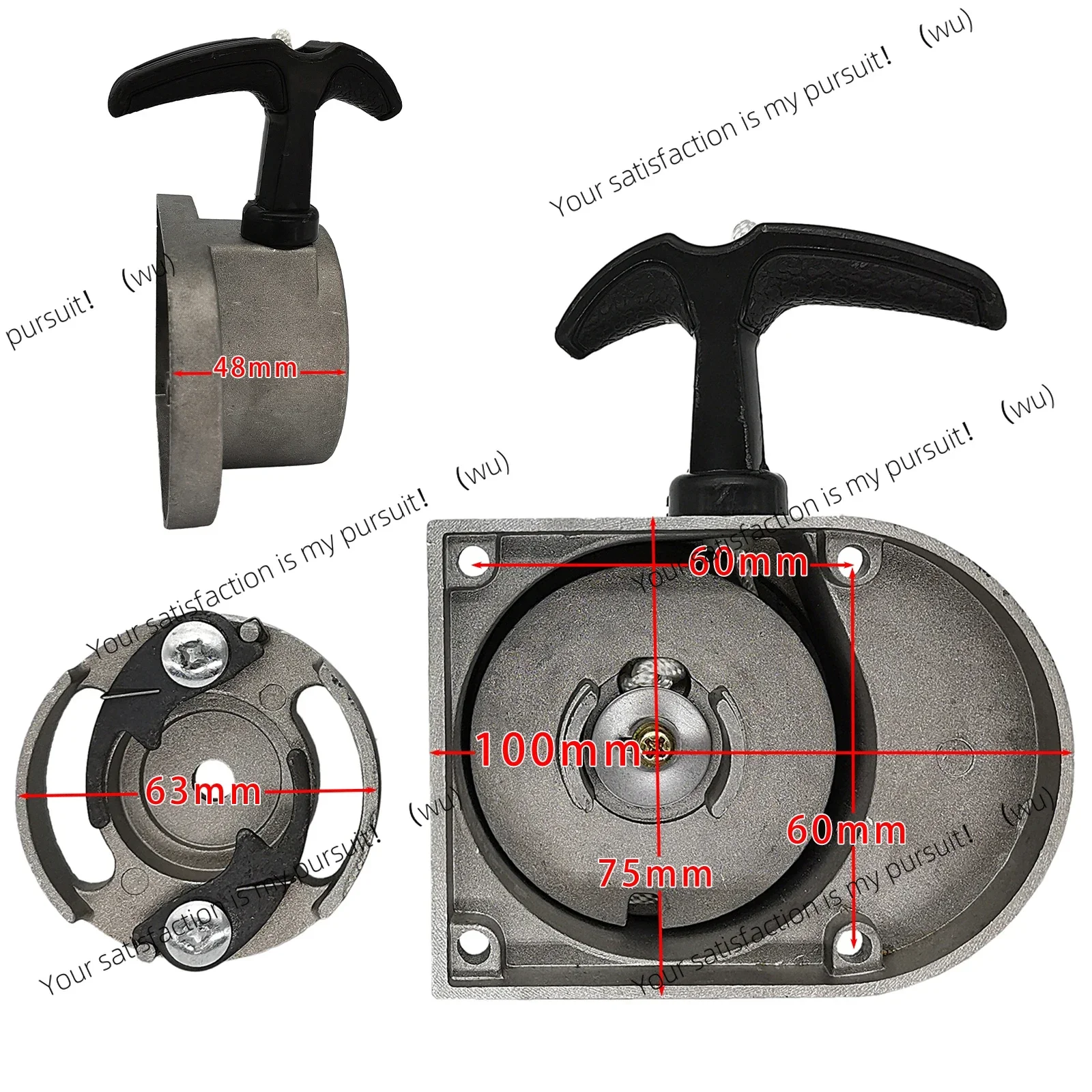 49/60/66 c/70/80cc two-stroke engine electric bicycle pull starter recoil
