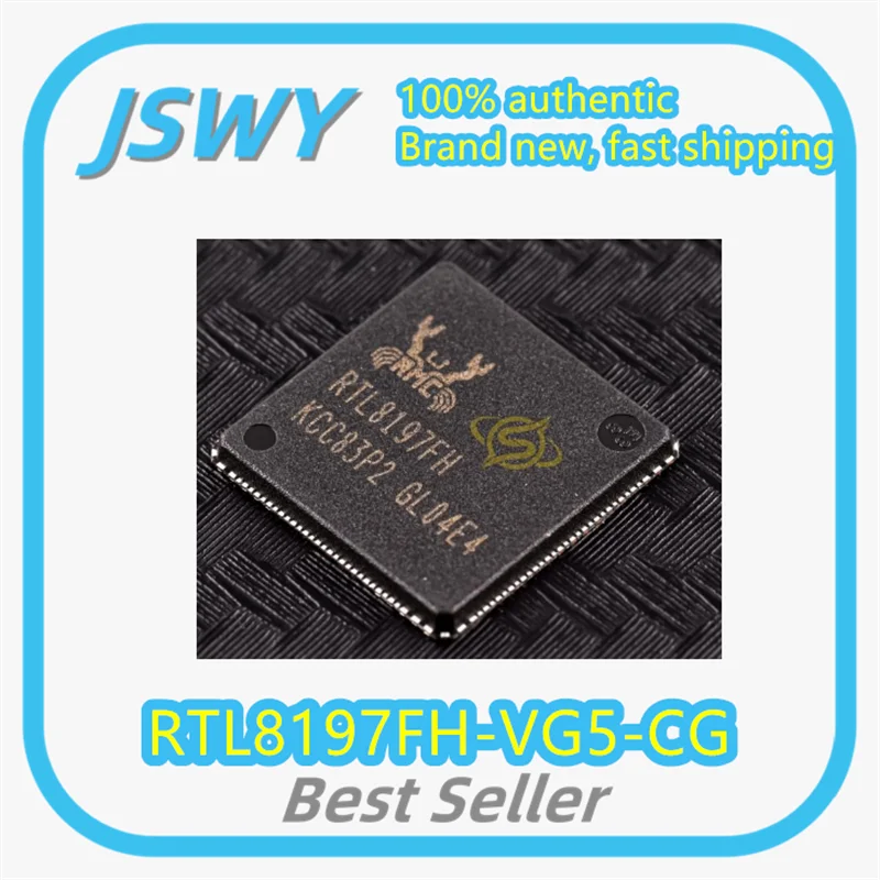 (3/30 pcs) RTL8197FH-VG5-CG RTL8197 QFN128 Ethernet Controller IC In stock, Bestselling item fast shipping brand new