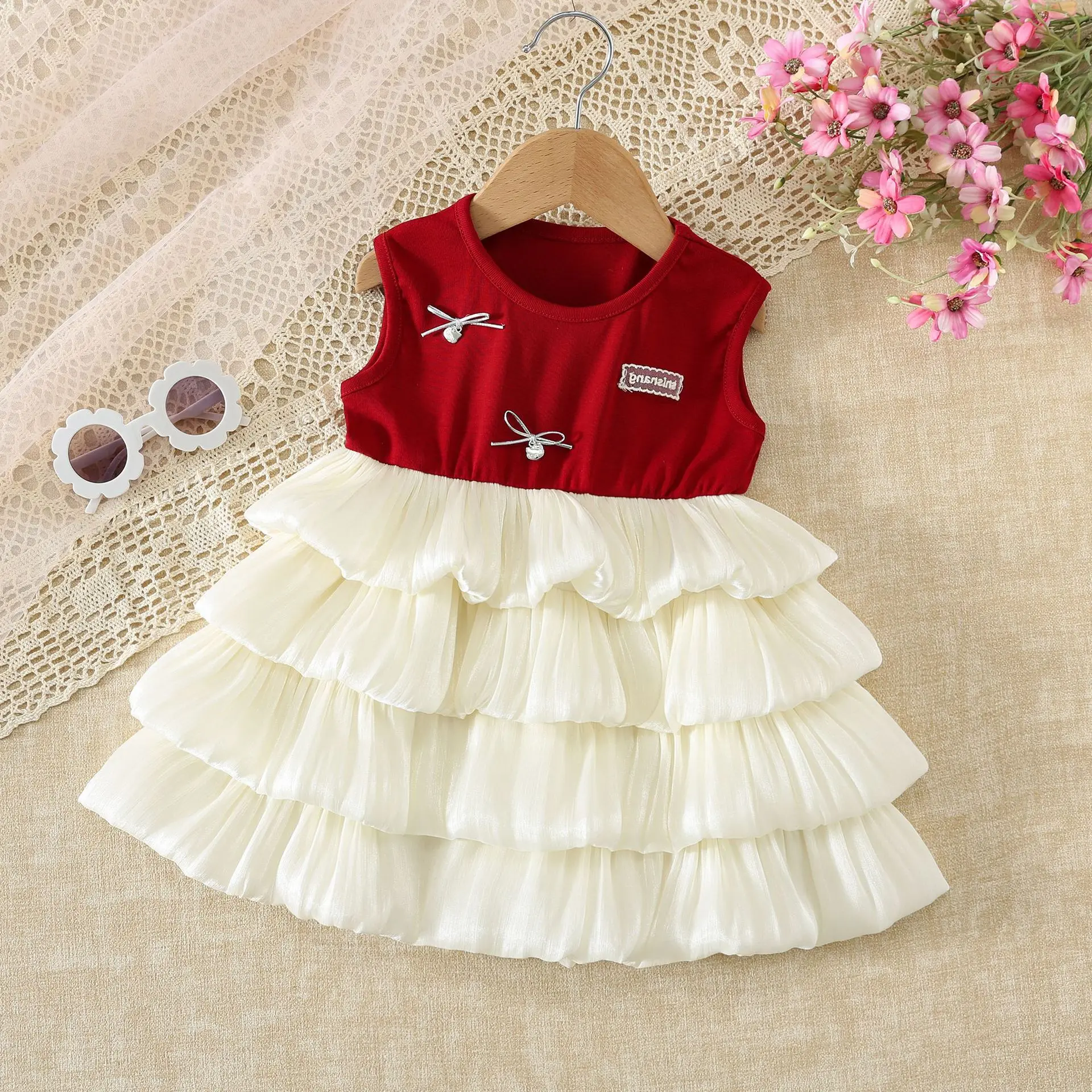 Summer Girls Dress New Children's Summer Cake Skirt Foreign Style Little Girl Baby Princess Dress Skirt