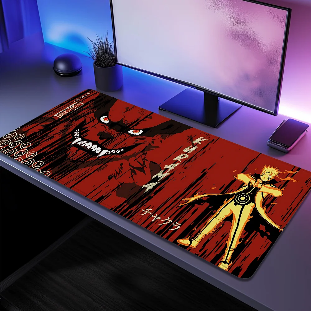 Kurama لوحة ماوس كبيرة ألعاب مكتب حصيرة الكمبيوتر خزانة ألعاب لوحة الماوس أنيمي مكاتب الكمبيوتر مكتب الملحقات لوحة المفاتيح الألعاب الحصير Xxl #5
