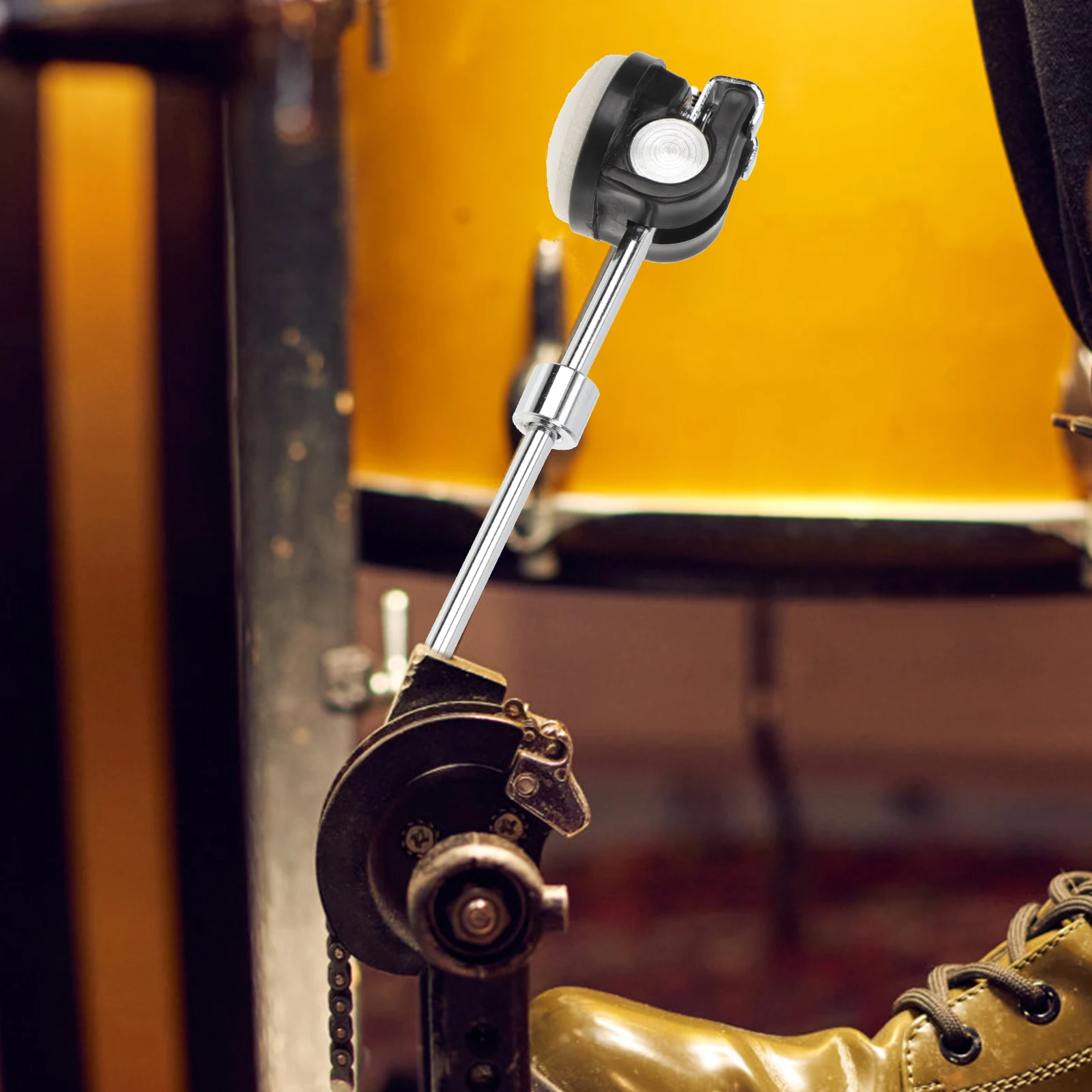 

Drum Pedal Hammer Percussion Instrument Accessories Felt ABS Steel Material Long Lasting Easy Installation for Drummers