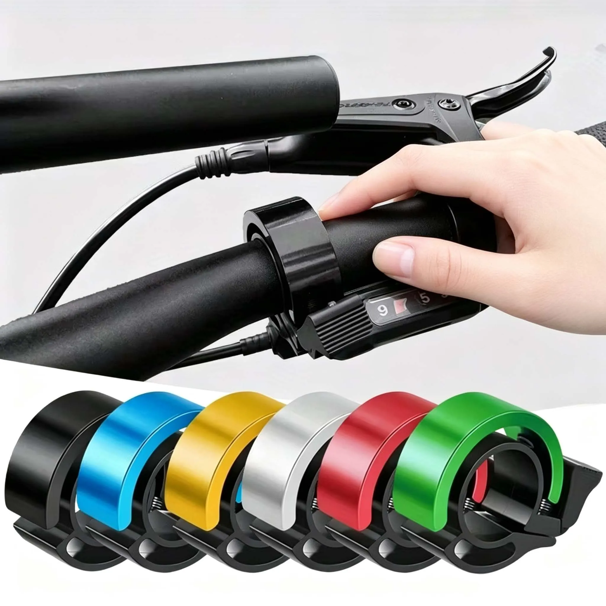 Universal Bicycle Bell Handlebar Horn Bell Invisible Small MTB Bicycle Clear Crisp and Loud Sound Beep Alarm Bicycle Accessories