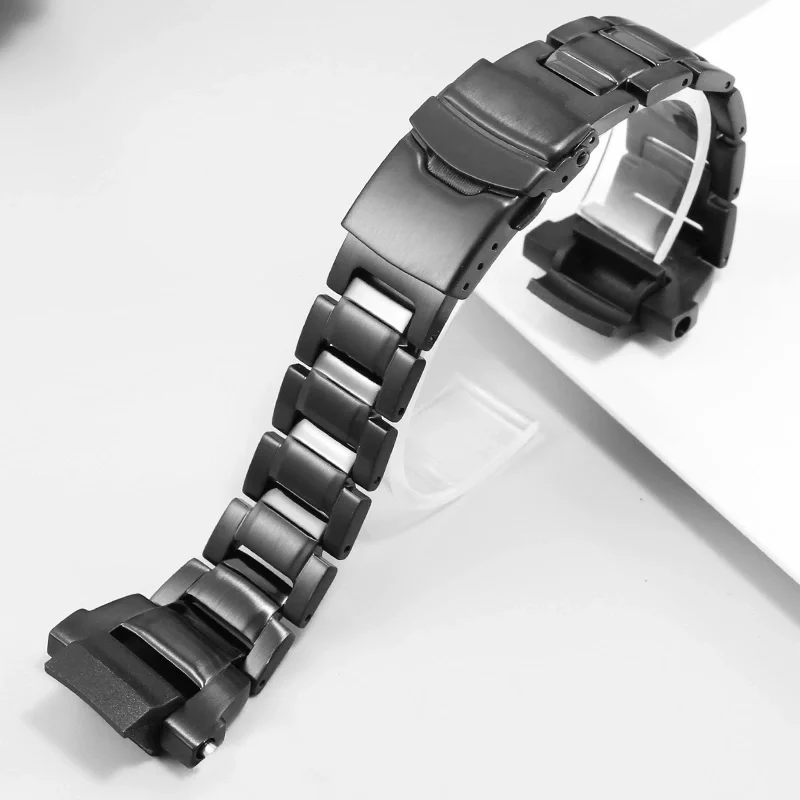 Solid Precision Steel Strap Substitute GW-3000B/3500B/2500B/2000/G-1500B Series Special Model Convex Interface Silicone Strap