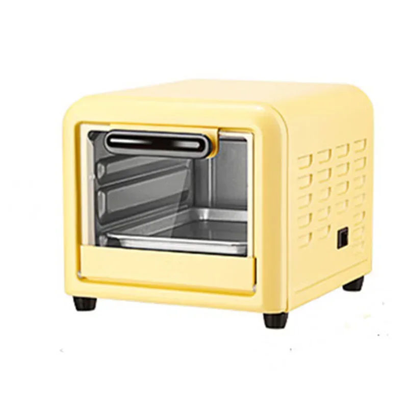

%a Электрическая духовка Печь для выпечки Портативная мини-4-дюймовая печь для выпечки яиц и пирогов Механический гриль для барбекю Желтая электрическая духовка Мини