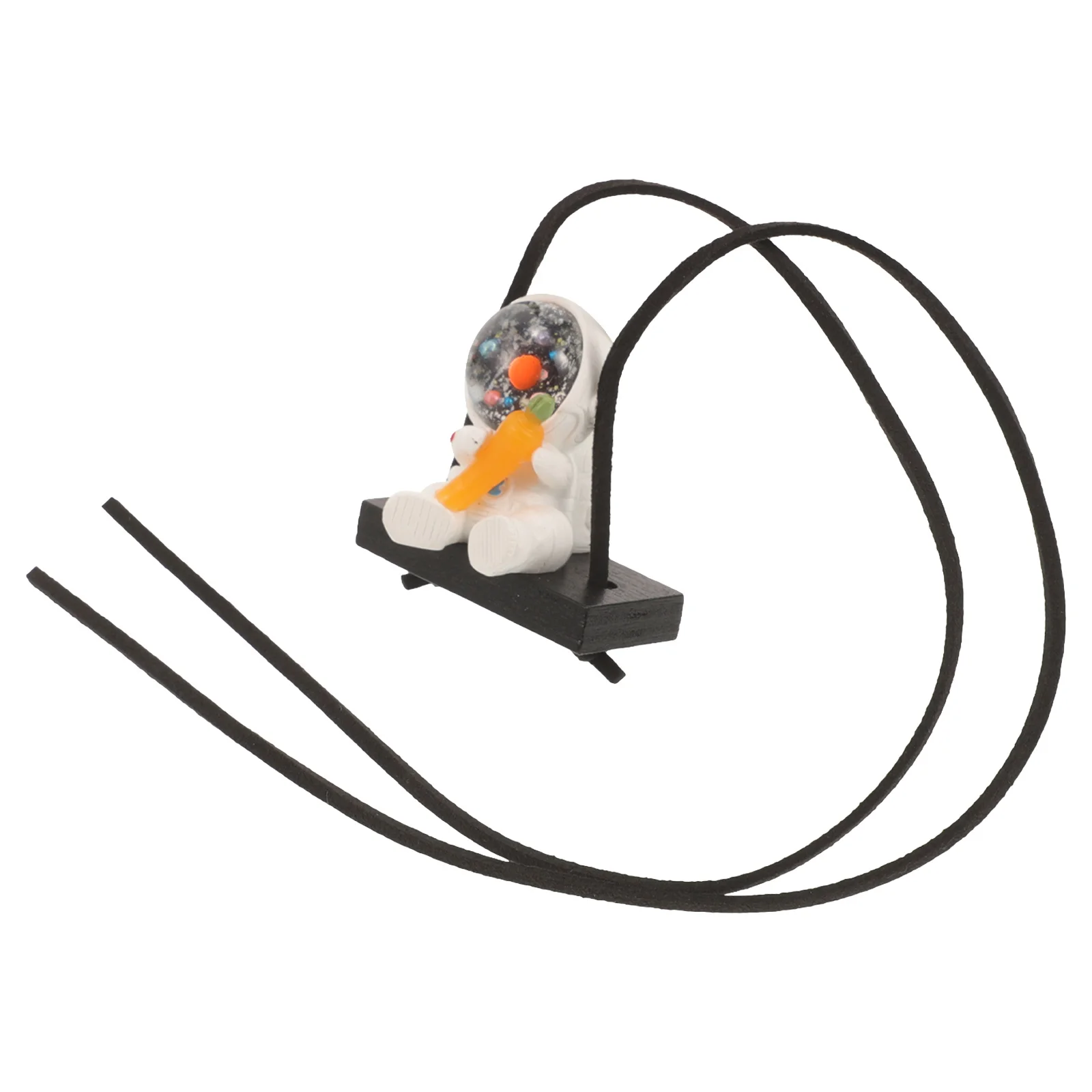 

Astronaut Car Pendant Rearview Mirror Hanging Decor Auto Interior Accessory Comfortable Touch Creative Look Car Pendant