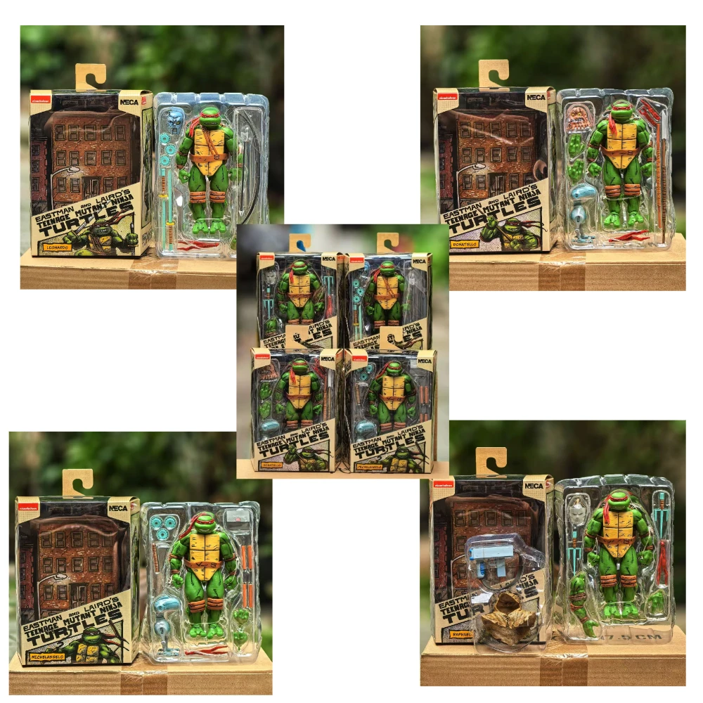 

В наличии Новые фигурки NECA Леонардо из «Черепашек-героев» (Pizza Club Turtles), 4 шт./набор, аниме-фигурки, модели игрушек, украшение для книжной полки KO