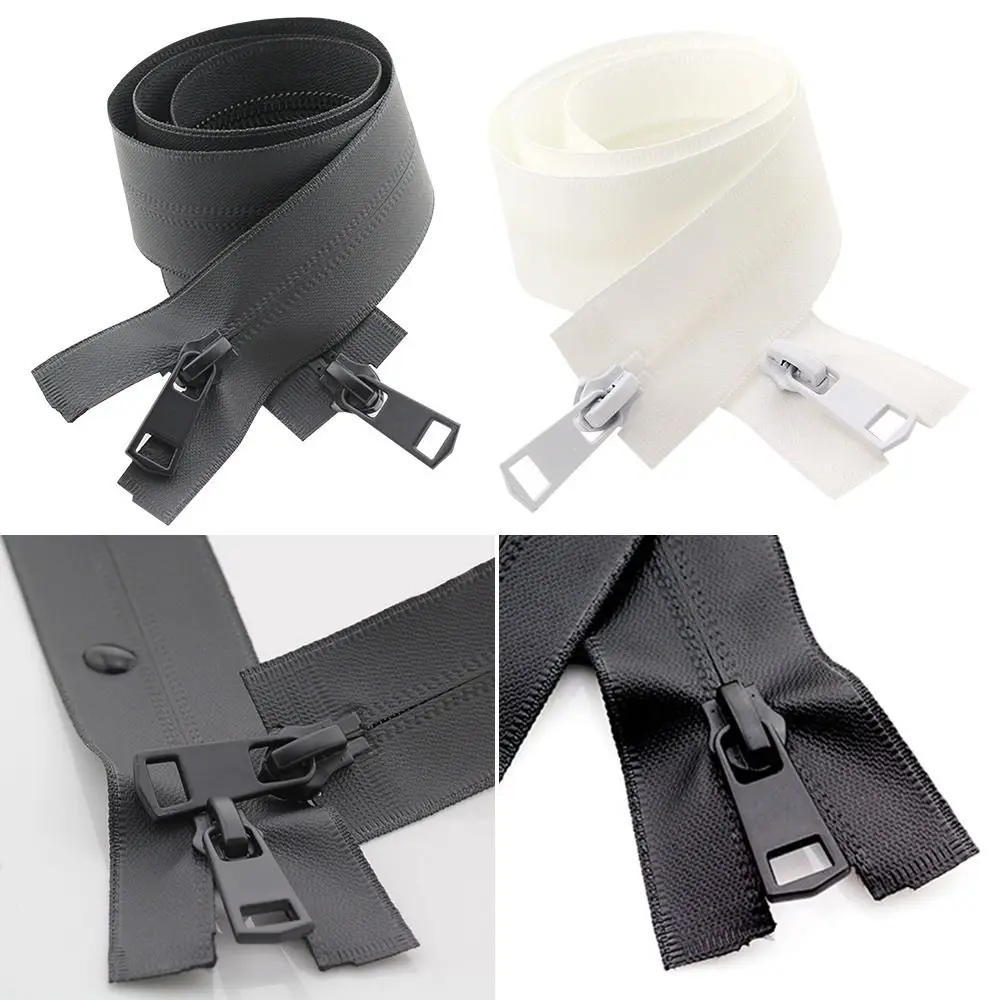 Coat Sewing Zips Sewing Tools & Supplies Double Slider Zip DIY Sewing Zippers Invisible Zipper