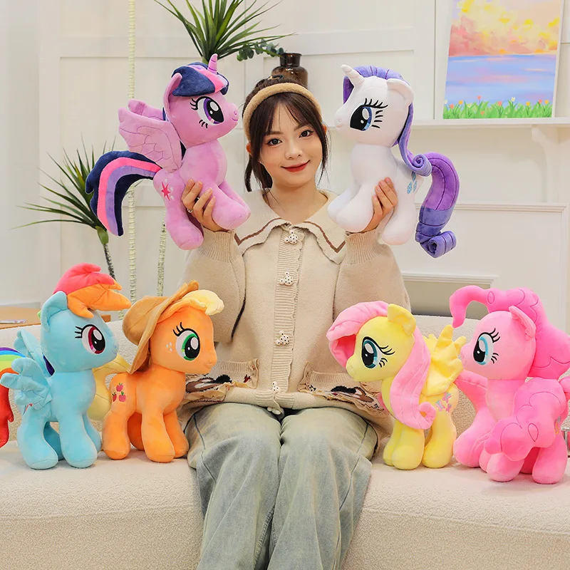 Novo kawaii 30cm bonito meu pequeno pônei boneca unicórnio travesseiro boneca crepúsculo brinquedo de pelúcia menina presente aniversário presente natal