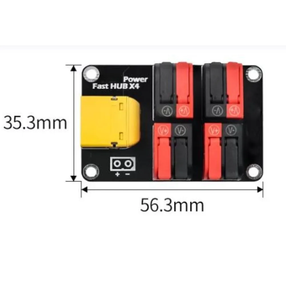 For xt60-Compatible for Power Distribution Module for Hobbyist Electronics Supporting 20A Max Input and Multiple Output