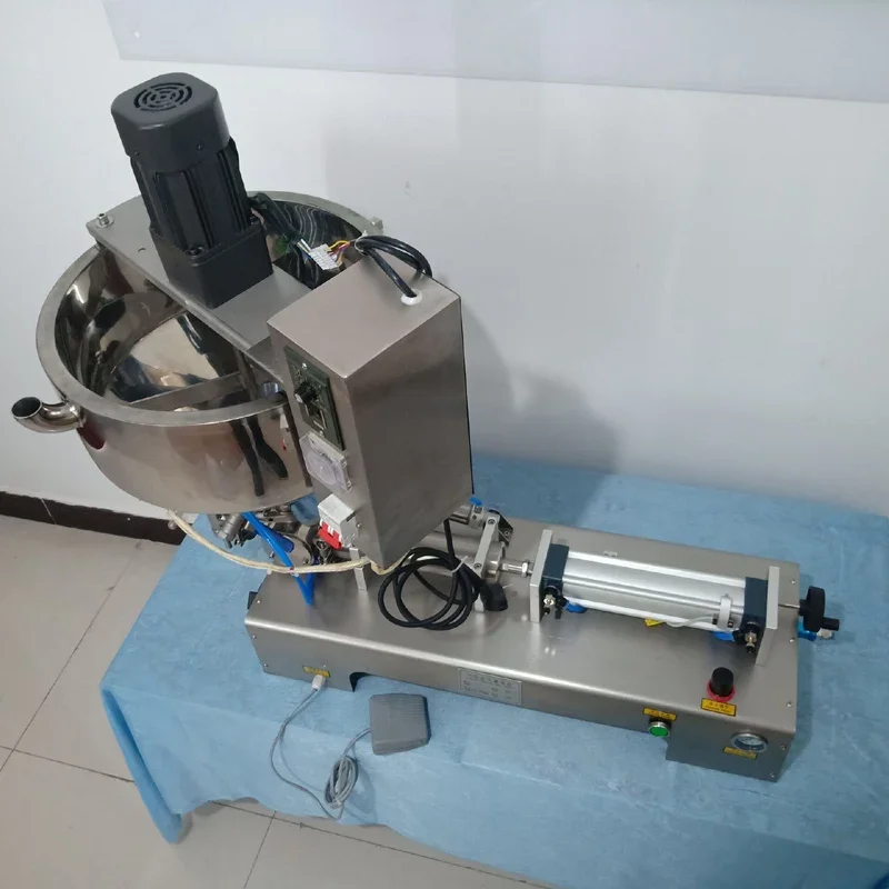 Paste Filling Machine Foot-operated Paste Liquid Paste Heating and Stirring Filling Machine