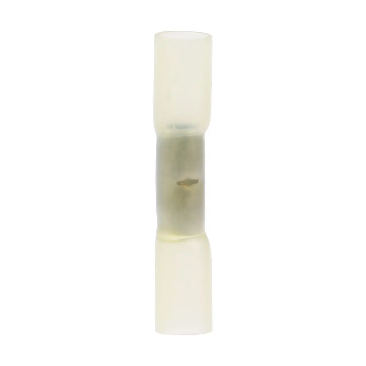 25Pcs Waterproof Heat Shrink Butt Wire Crimp Connectors 1.5-2.5mm Dual-Wall Polyolefin Tubing with Hot Melt Adhesive Seal Visual