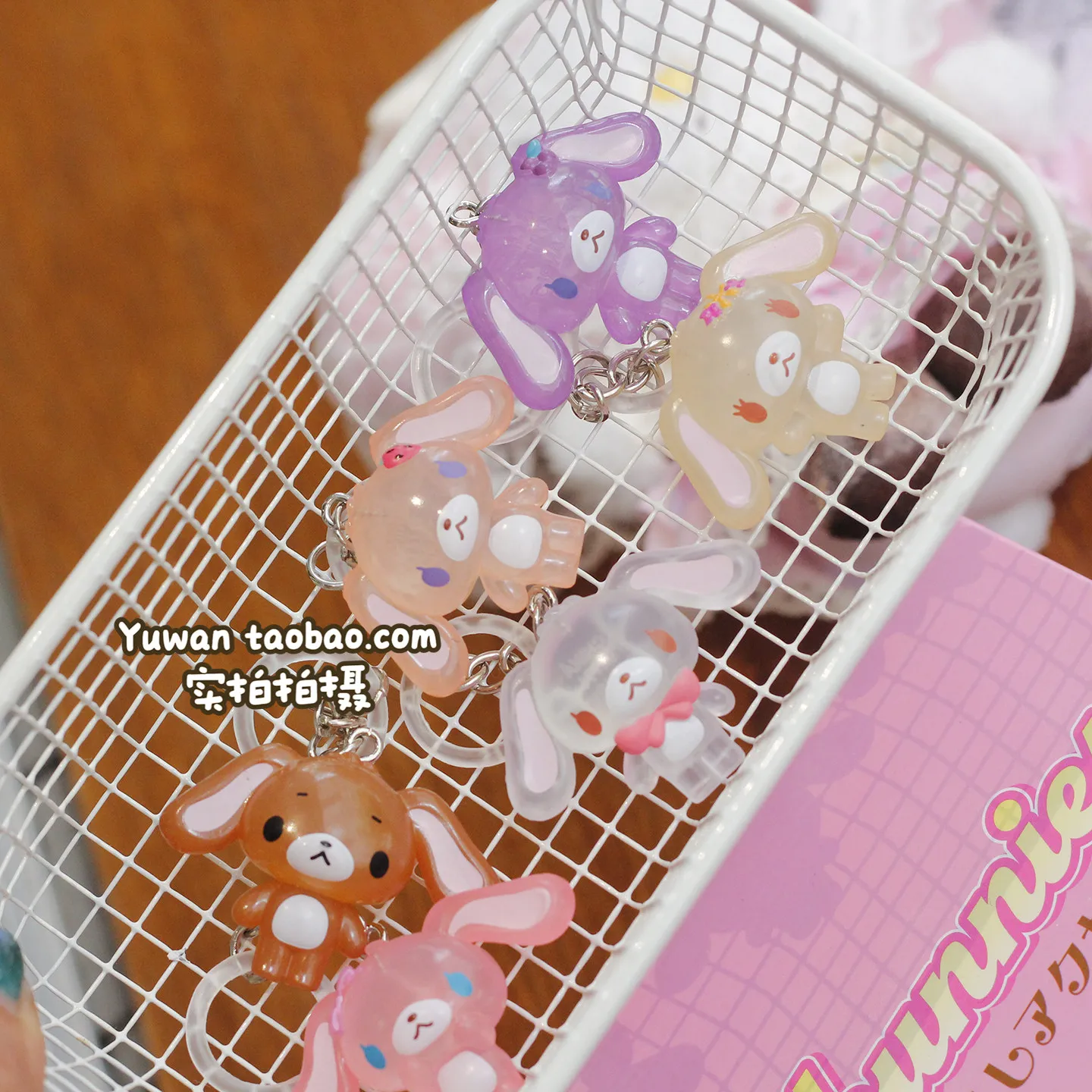 Sugarbunnies Summer Seaside Vacation Series Mystery Box Blind Box Keychain Bag Pendant Cute Anime Figurine Deskt view 4