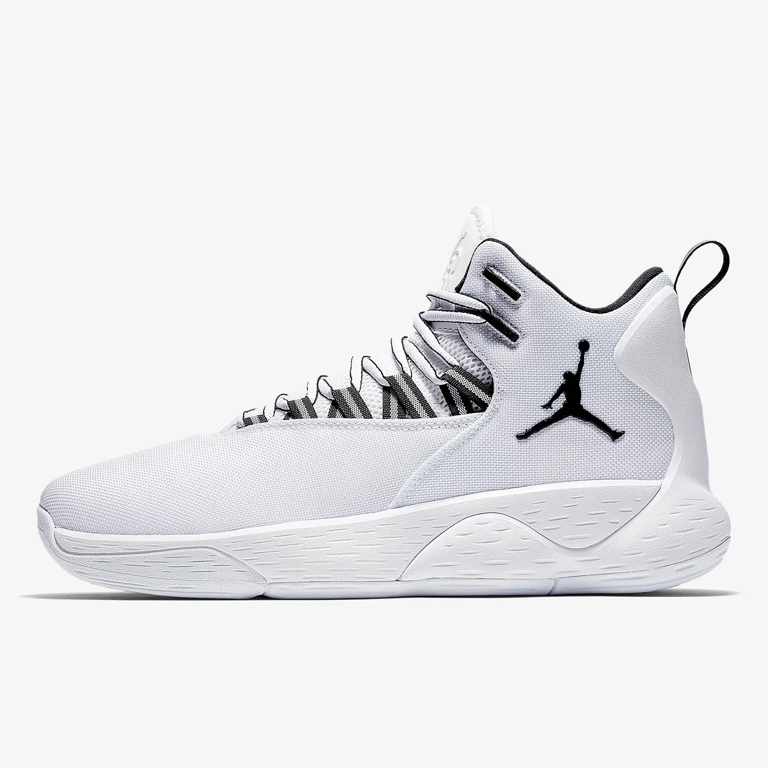 Nike genuine JORDAN SUPER FLY MVP men's cushioned practical basketball shoes AR0038-100 view 2