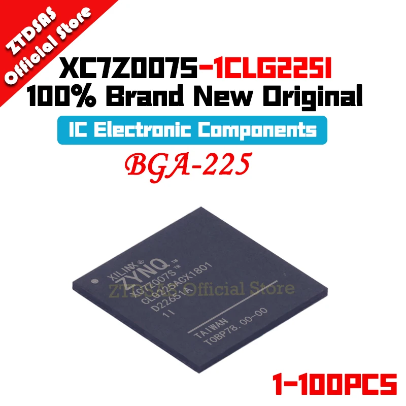 

1-500pcs New XC7Z007S-1CLG225I XC7Z007S-1CLG225 XC7Z007S XC7Z007 XC7Z IC MCU BGA-256 Chip