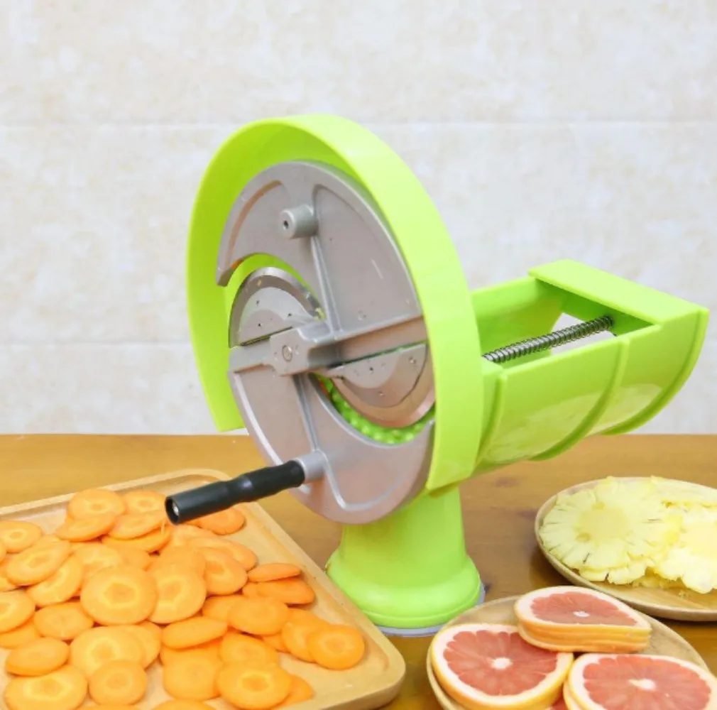 Multifunctional commercial small lemon fruit slicer, manual home vegetable slicer, fruit and vegetable potato slicer
