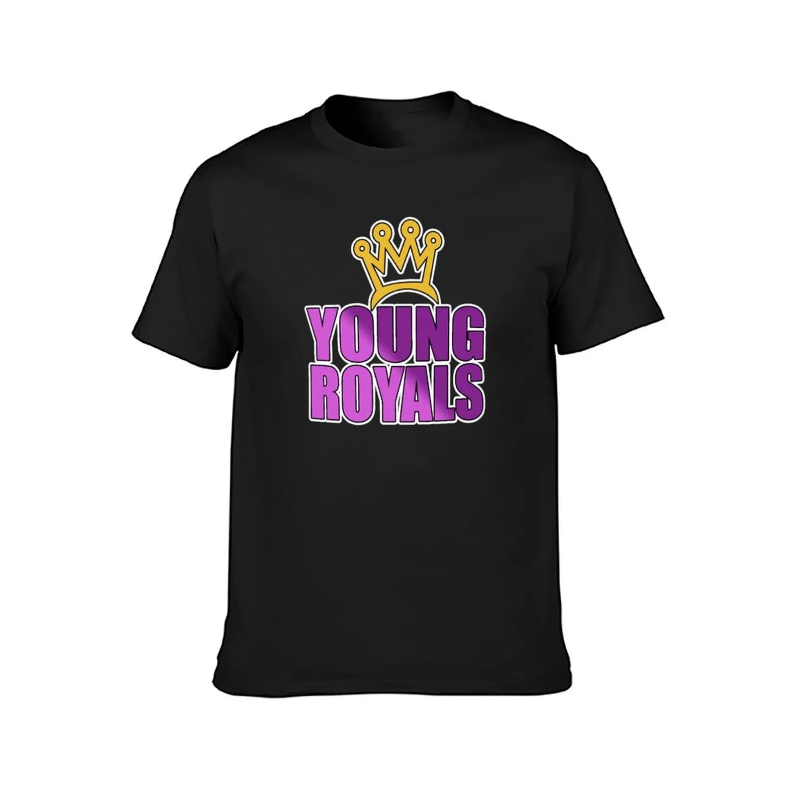 Young Royals T-Shirt sports fans boys animal print Aesthetic clothing heavyweights Men's t-shirt