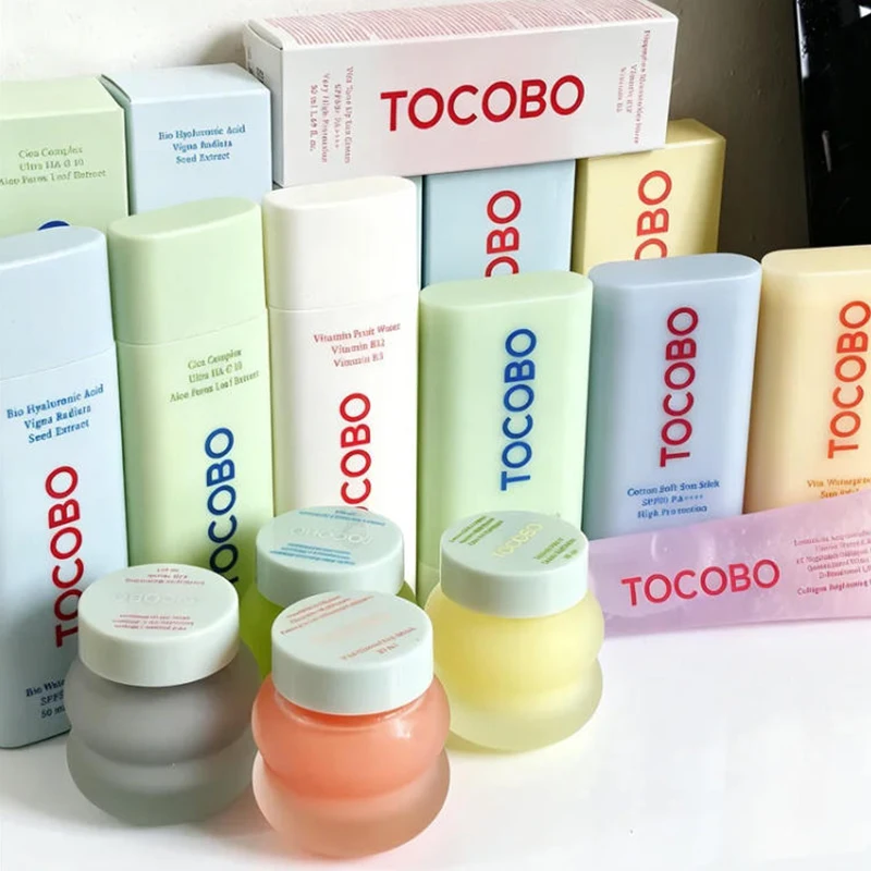 TOCOBO Sun Stick Collection Cotton Soft Waterproof Cooling Blue Green SPF50+ PA++++ Lightweight Portable Reapply Sunscreen Stick