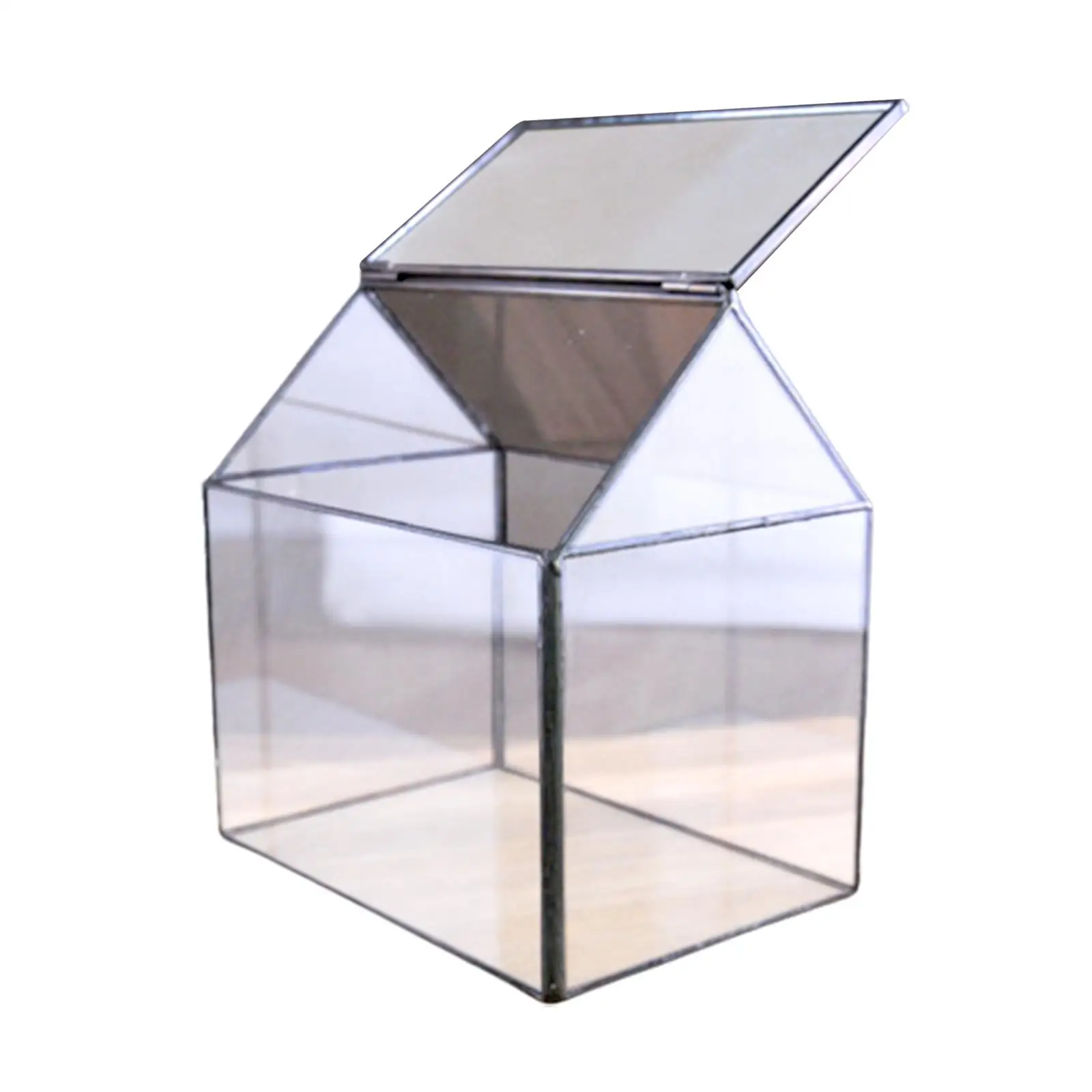 

House Shape Decor Glass Geometric Terrarium Succulent Plant Terrarium for Air Plants Planter Pot