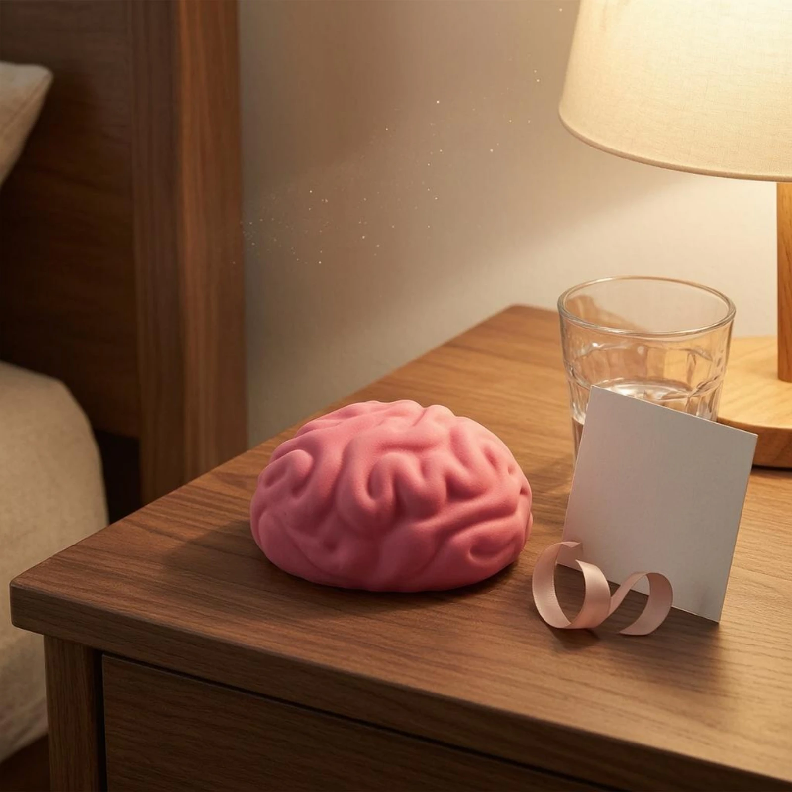 

Brain Squishy Toy Raised Grooves Brain Stress Ball Anatomy Stress Ball Pink Slow Rising