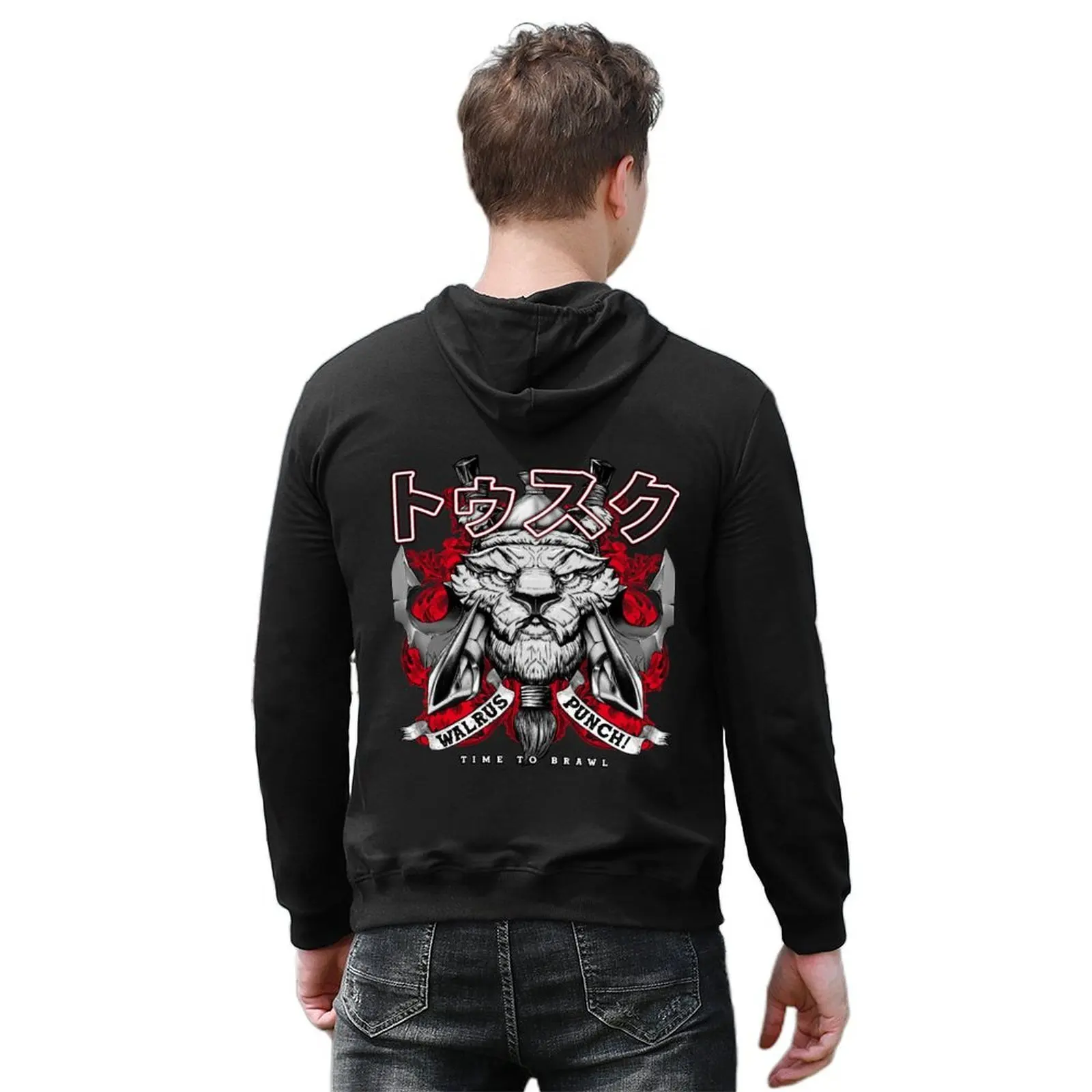 Dota2 Merch of Tusk (red color) Hoodie fashion men men's clothes men clothing mens designer clothes tracksuit men