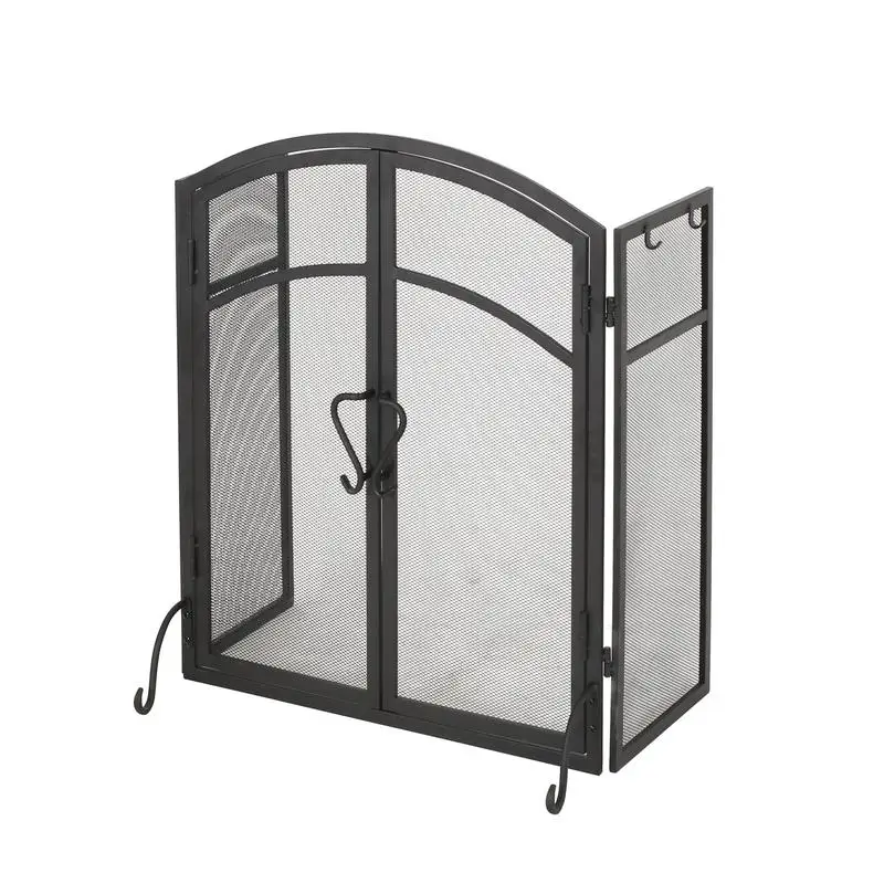 Folding Screen with Doors and 4-Piece Tool Set for Home Decor and DIY Projects