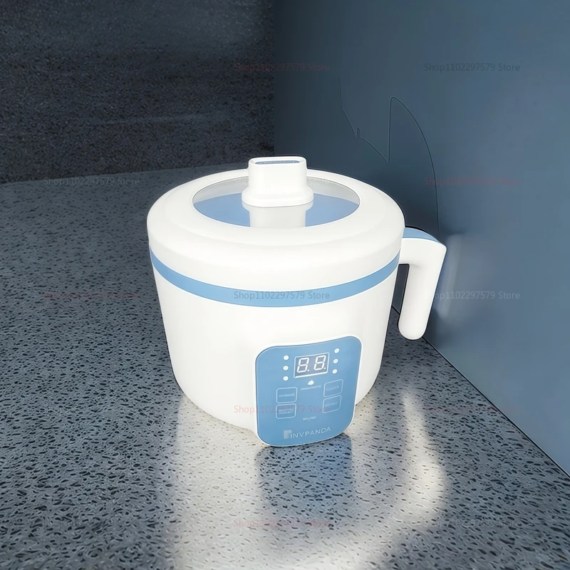 وعاء تسخين كهربائي يتسع لـ 1-2 أشخاص متعدد الوظائف غير لاصق لطهي الأرز وعاء الحساء والبيض وأجهزة المطبخ المدمجة