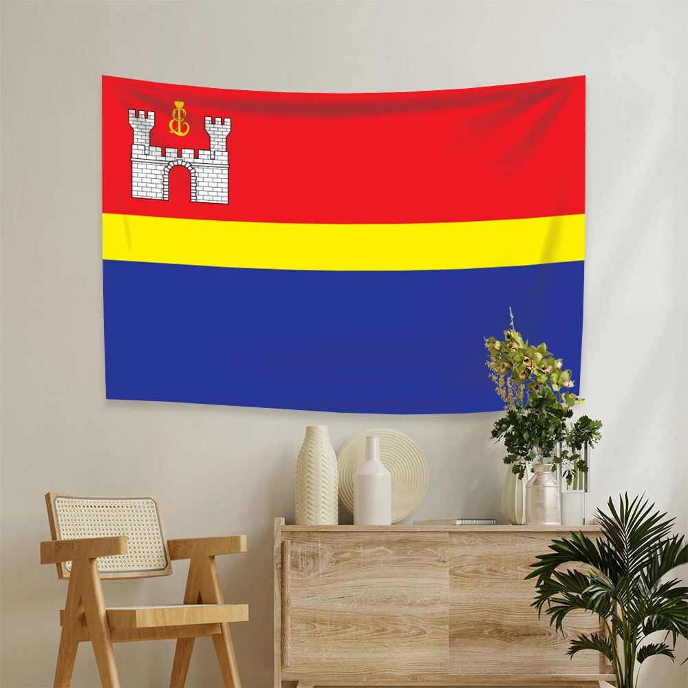 3x5 Ft Kaliningrad Oblast Flag Vivid Color an oblast of Russian Federation National Flags Polyester with Brass Grommets