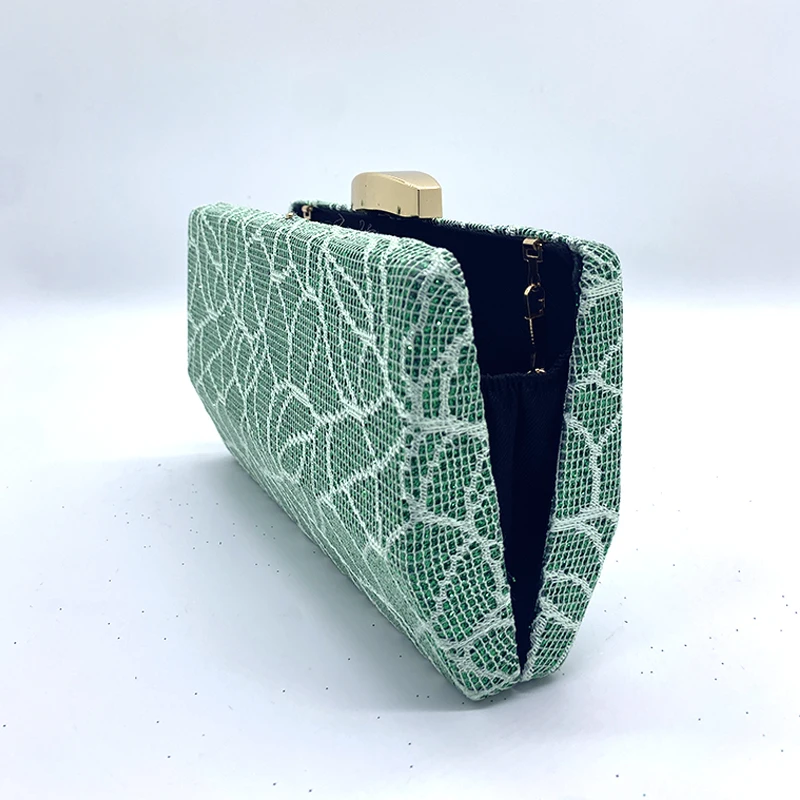 Women\'s Bags Famous Original Brands Hand Bag Purse Luxury Designer Evening Dress Wedding Shoulder Green Party Clutch Glitter Bag