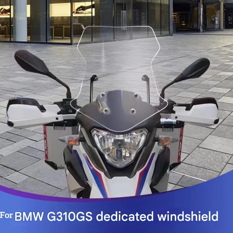 For BMW G 310 GS Heightened Wind Deflector Windscreen, Motorcycle Accessories Windshield Replacement better wind protection