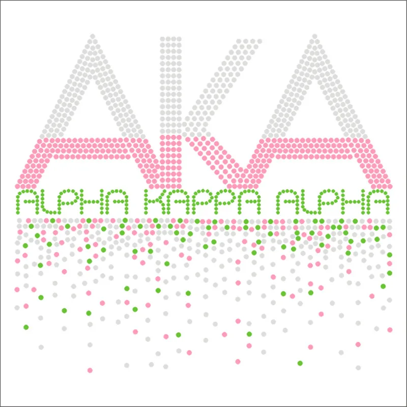 Custom AKA Rhinestone Patches Hotfix Strass Tops Crystal Decorative Stickers T-Shirt Iron On Transfers Diamond Craft Applique