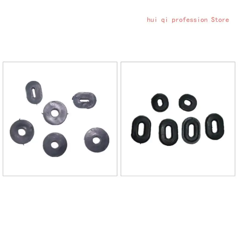 Motorcycle Side Cover Rubber Grommets Gasket Motorbike Fairings Set for CG125 ZJ125 GS125 GN125 Replacement Accessories