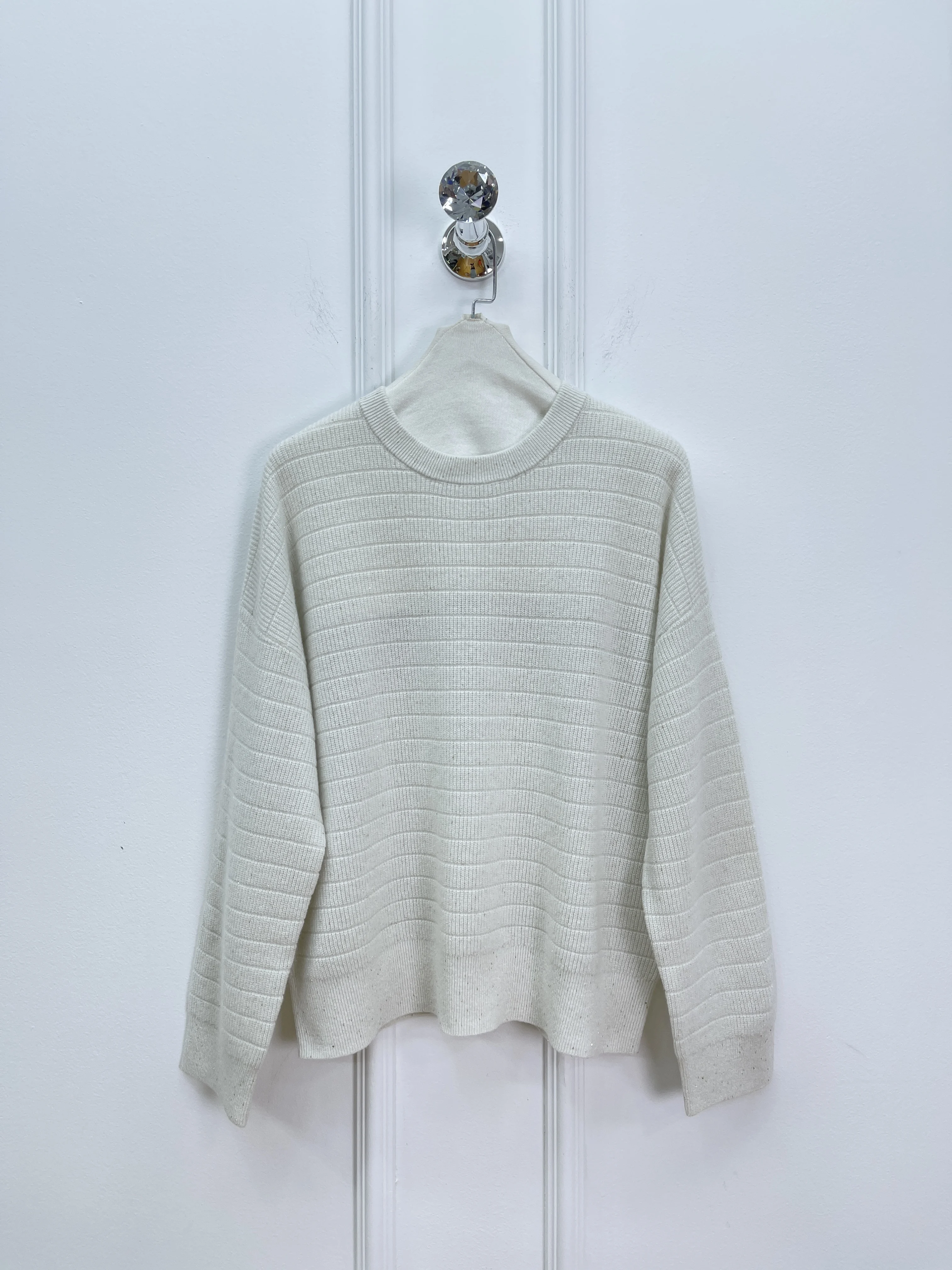 

2025 Autumn New Sequin Cashmere Sweater High Quality Fashion Versatile Elegant Temperament