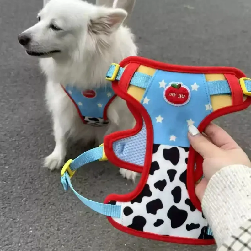 Pet Traction Rope Explosion Proof Chest Strap Comfortable and Lightweight Door Tool for Small and Medium Sized Dogs