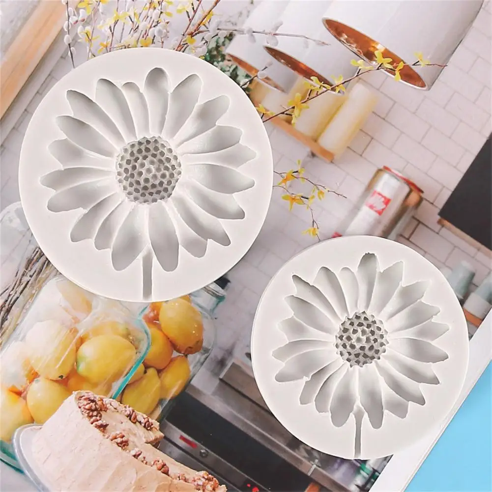 Cake Baking Mold Creative Shape Heat Resistant Silicone 3D Flower Shaped Dessert Mold Kitchen Gadget for Home Kitchen Tools