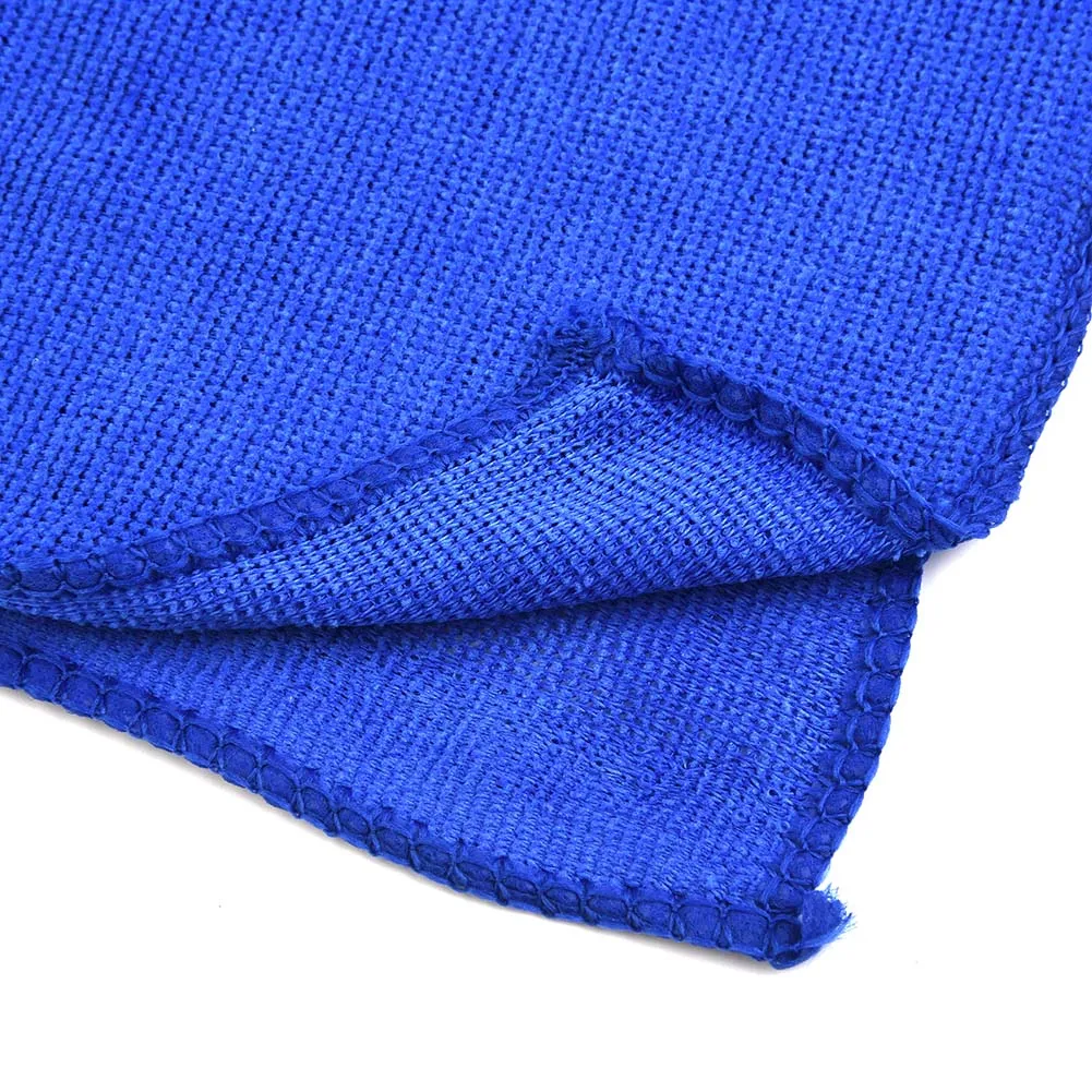 30*30CM Microfiber Towel Kitchen Wash Auto-Cleaner Car Wash Maintenance Home Office Workplace Cleaning Wash Clean Cloth Blue