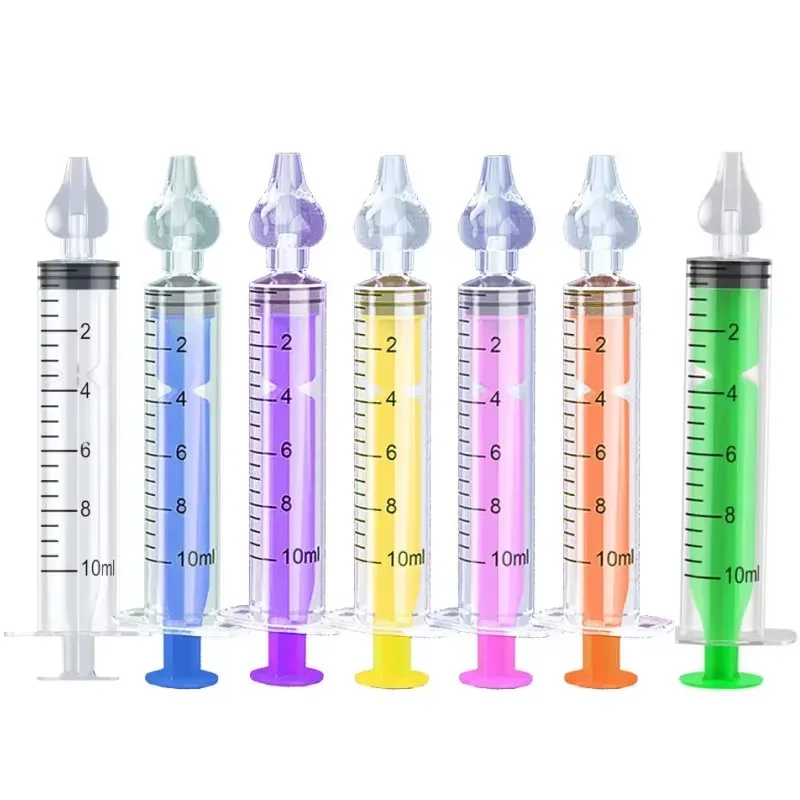 1/2pcs Silicone Home Needle Tube Nasal Baby Kid Nose Snot Booger Aspirator Mucus Snivel Cleaner Removal Suction Rhinitis Syringe