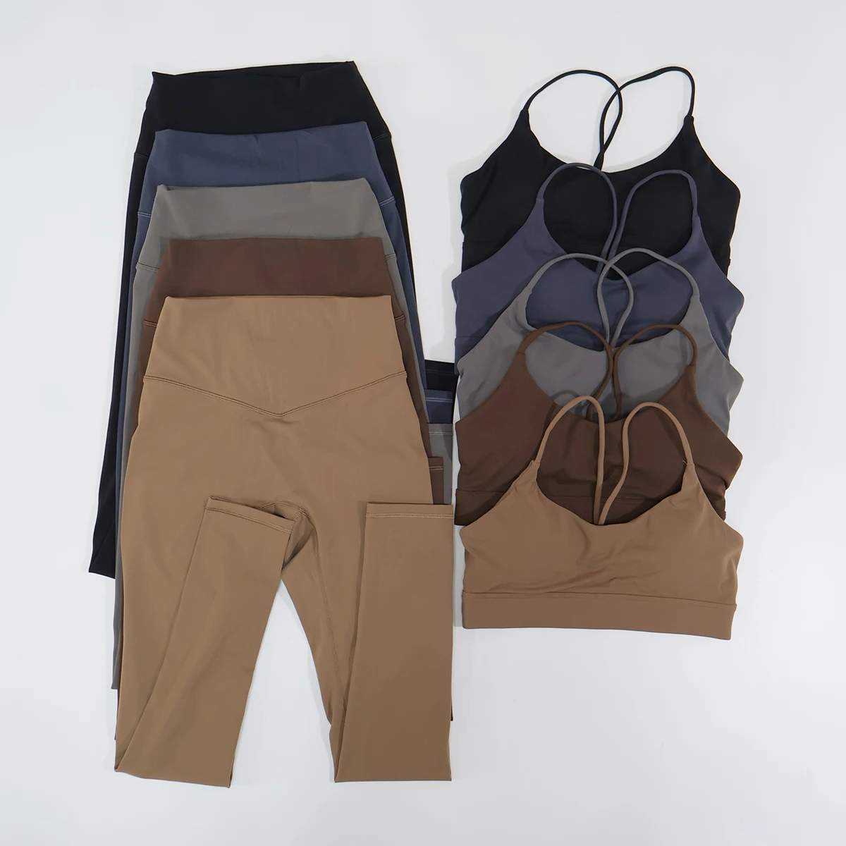 Neues Sommer-Sportset für Damen, 2-teilig, ärmellos, für Fitness und Yoga, mit hoher Taille, atmungsaktiv, eng anliegend, zweiteiliger Sportanzug für Frauen – Detail 20