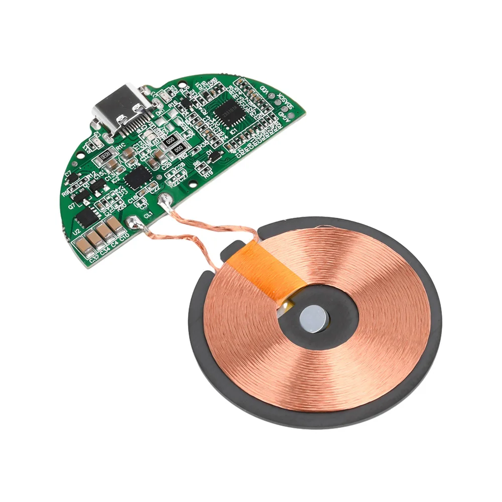 15W High-power Wireless Charging ransmitter Module PCBA Car Smart Wireless Charging for Cell Phone Headser Watch