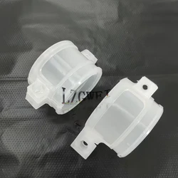 Motorcycle Front Fork Damper For Suzuki DR250 DR 250 Front Fork Guide Cover Cord Lock Shock Absorption Spillplate Plastic